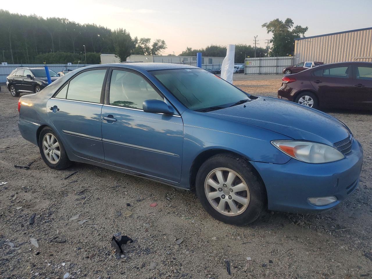 2003 Toyota Camry Blue vin: 4T1BF30K83U542658