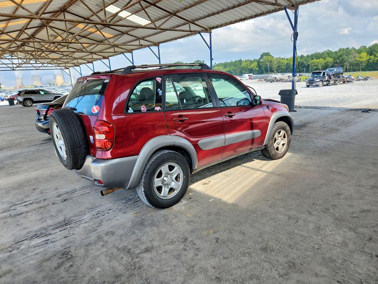 2004 Toyota Rav4 Base Maroon vin: JTEGD20V540001009