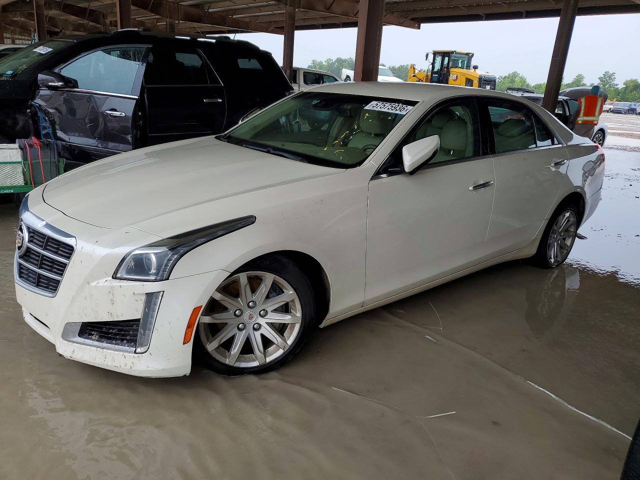 2014 Cadillac Cts Luxury Collection Beige vin: 1G6AR5S38E0134036
