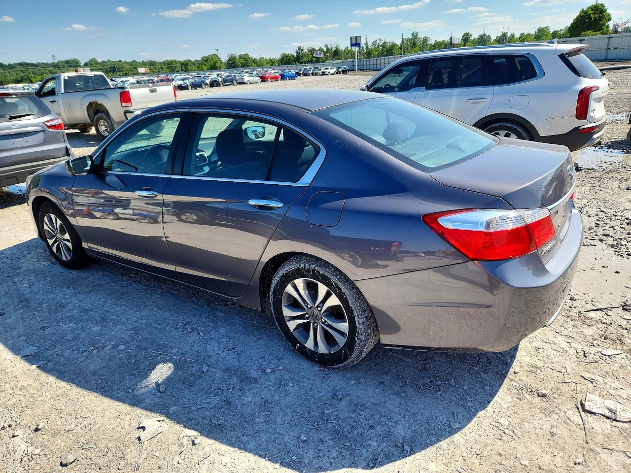 2014 Honda Accord Lx Gray vin: 1HGCR2F39EA273828