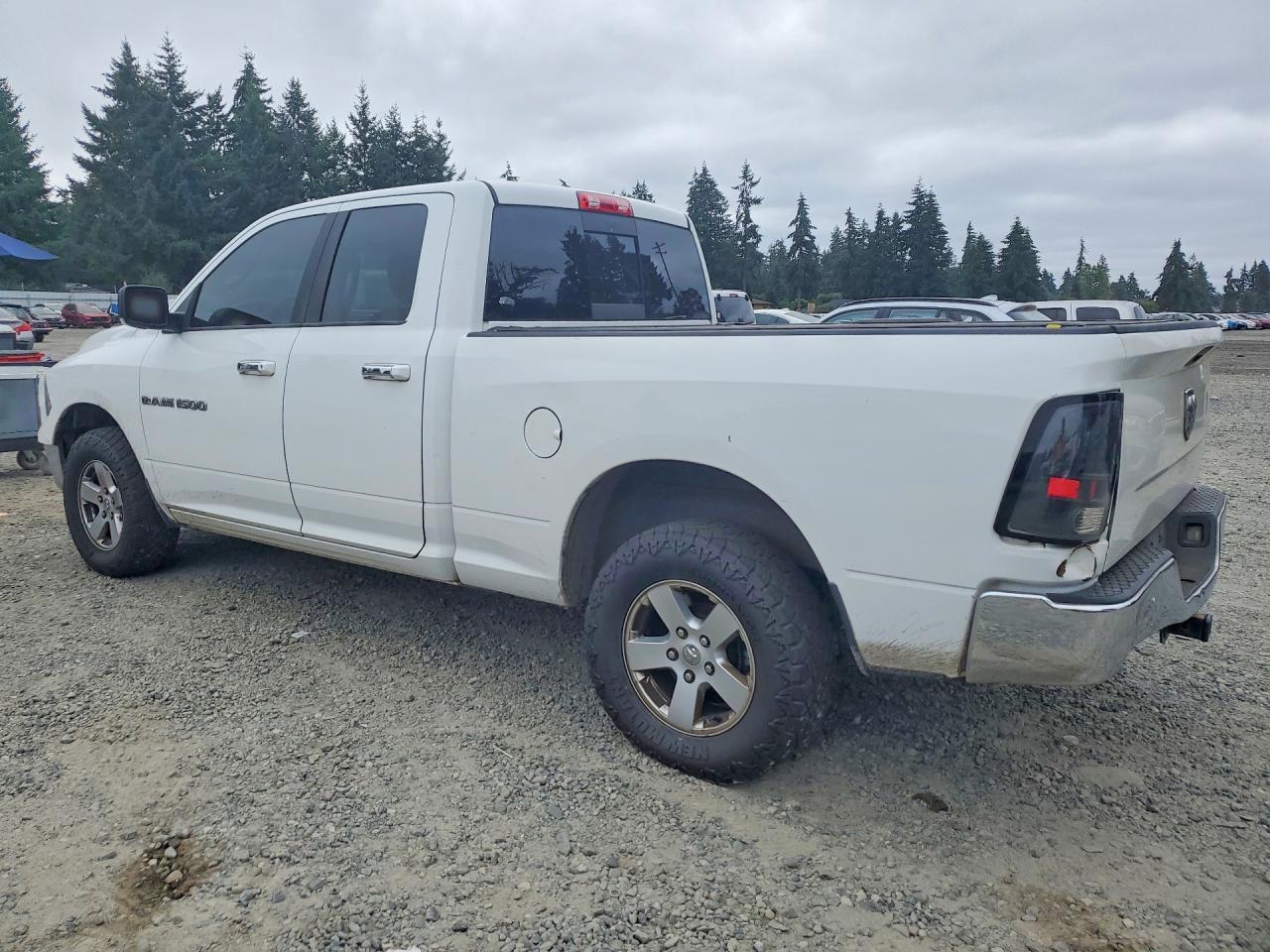 2012 Dodge Ram 1500 Slt White vin: 1C6RD7GP2CS227164