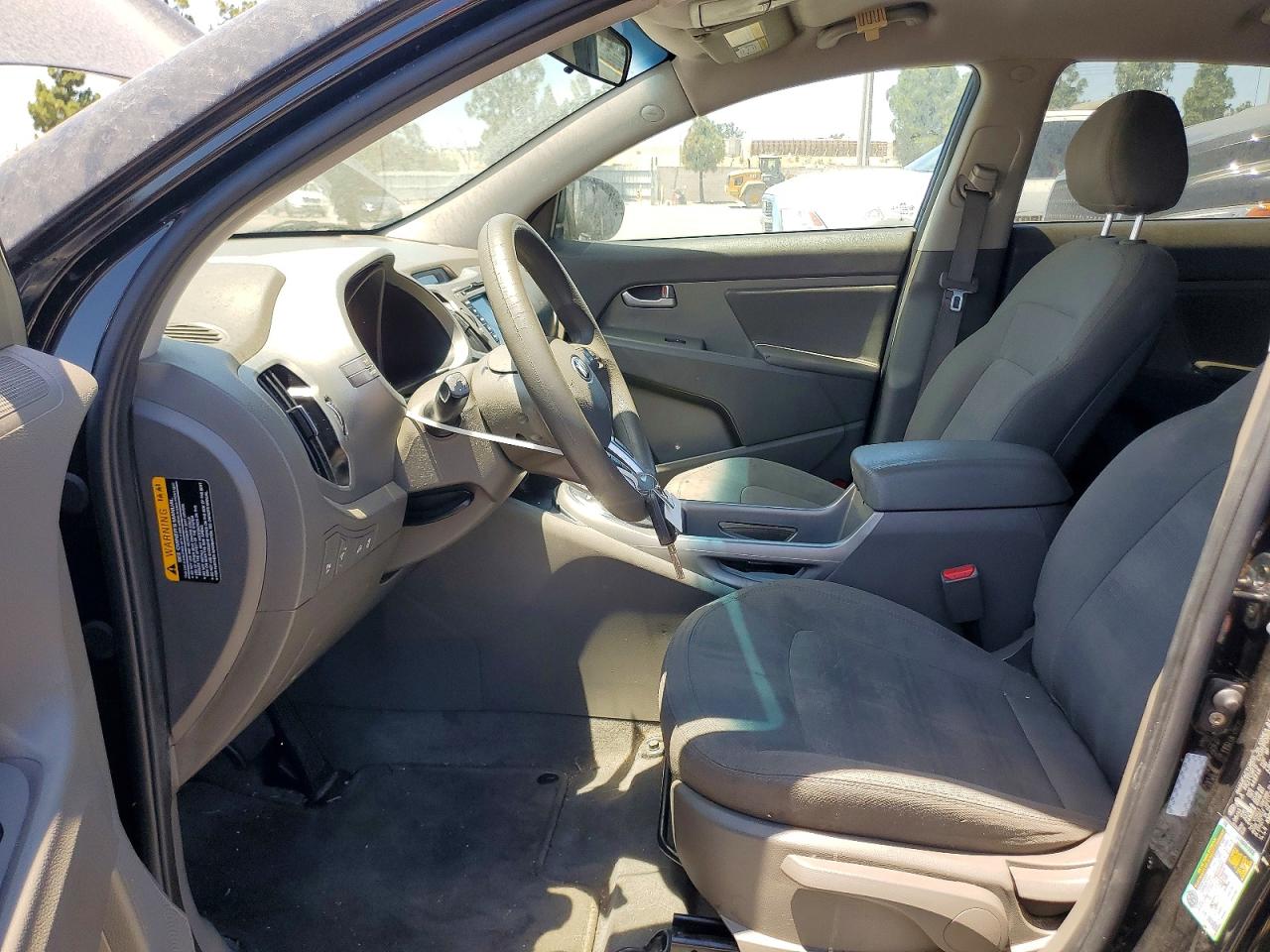 2013 Kia Sportage Lx Black vin: KNDPB3A21D7510526