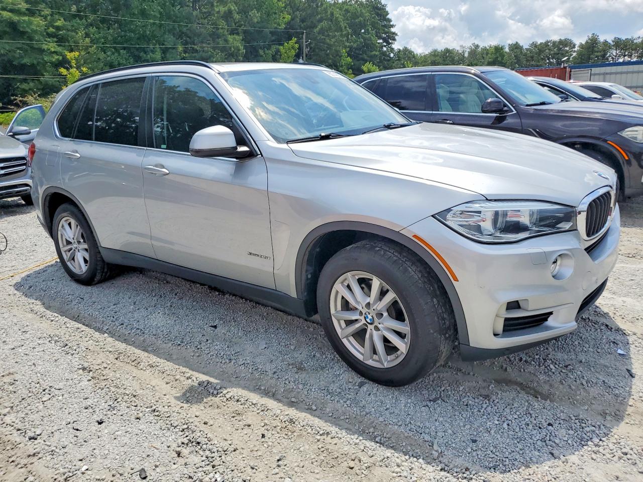 2015 Bmw X5 Xdrive35i Silver vin: 5UXKR0C58F0P06968