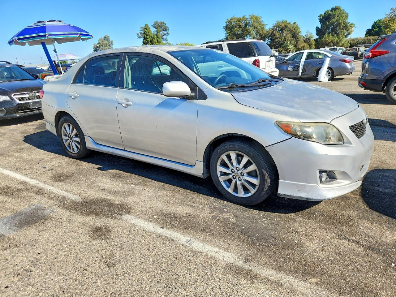 2010 Toyota Corolla S Silver vin: 1NXBU4EE8AZ239228