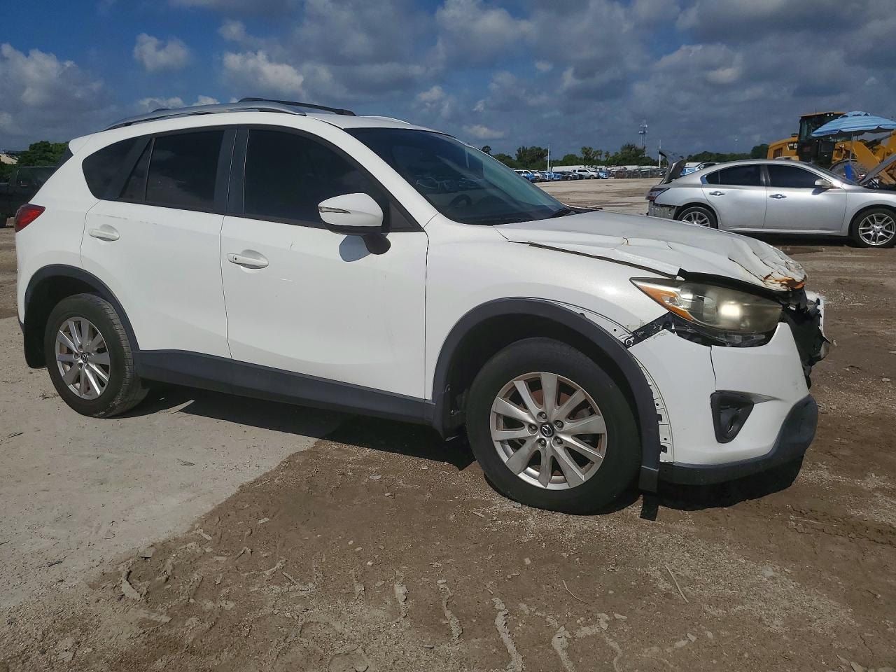 2015 Mazda Cx-5 Touring White vin: JM3KE2CY6F0501062