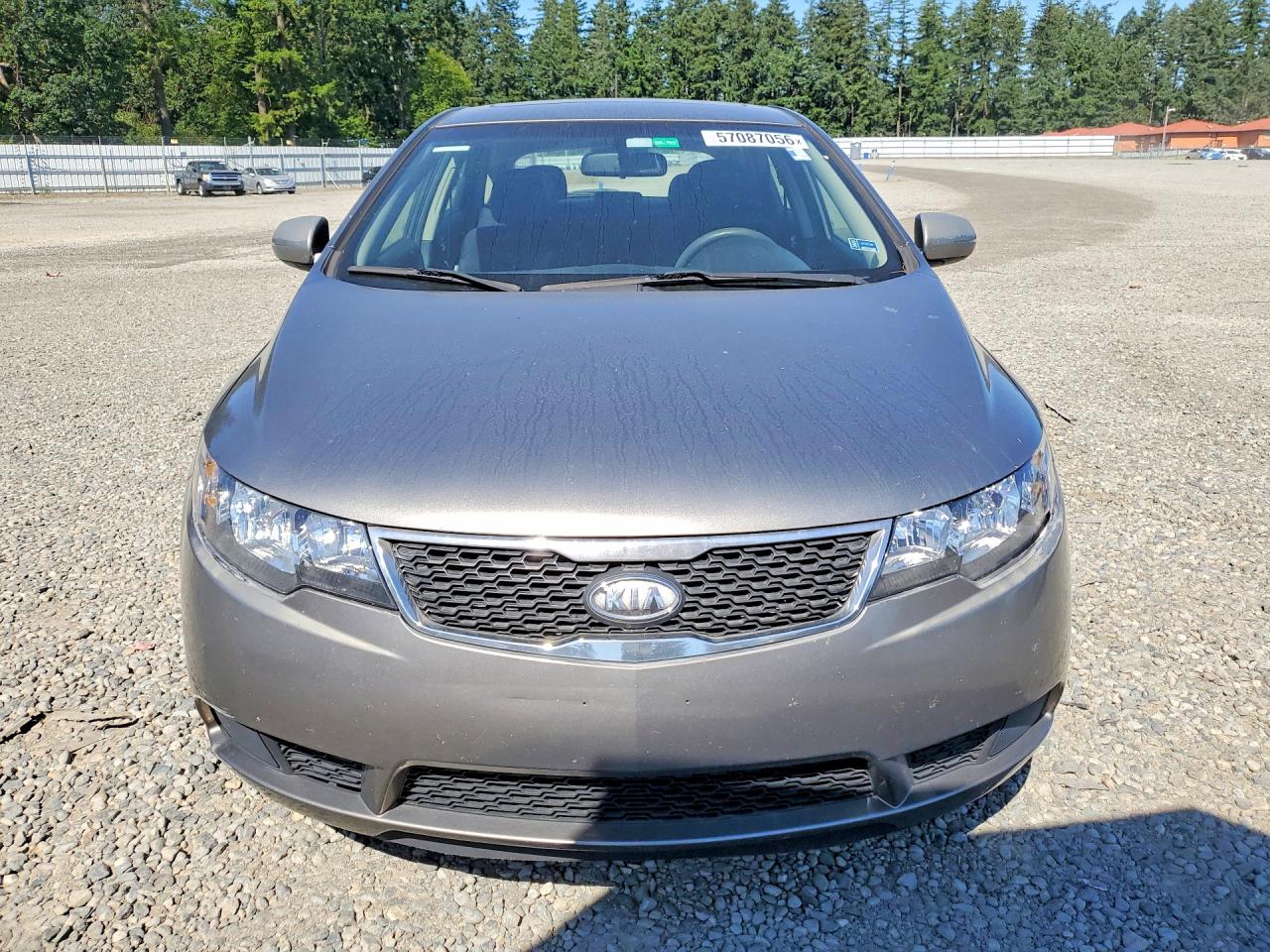 2013 Kia Forte Ex Gray vin: KNAFU5A23D5656050