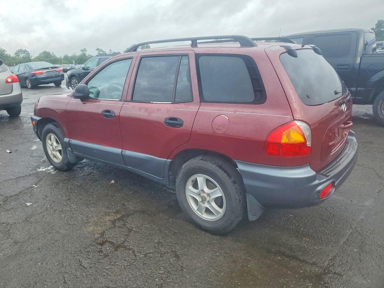 2001 Hyundai Santa Fe Gl Maroon vin: KM8SB82B71U055230