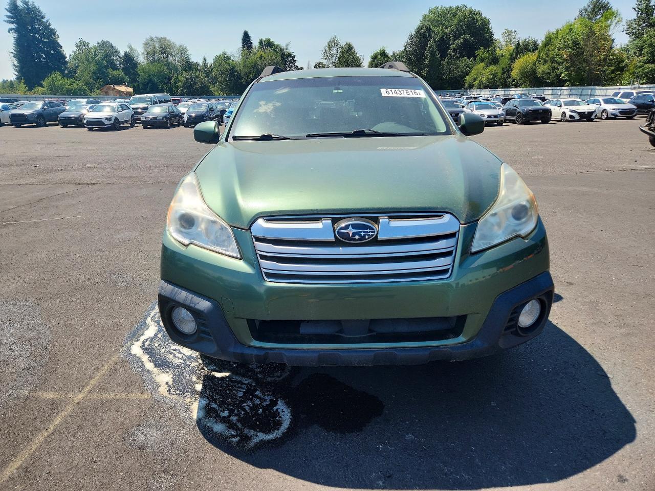 2013 Subaru Outback 2.5i Premium Green vin: 4S4BRCCC5D3288832
