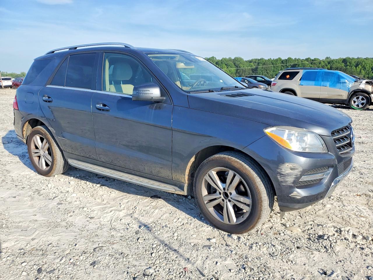 2013 Mercedes-benz Ml 350 Gray vin: 4JGDA5JBXDA146980