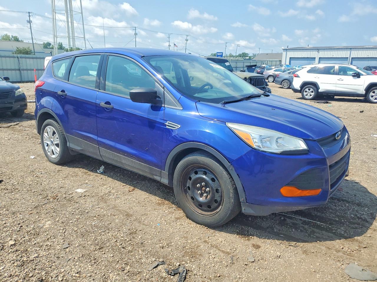 2015 Ford Escape S Синий vin: 1FMCU0F72FUC33056