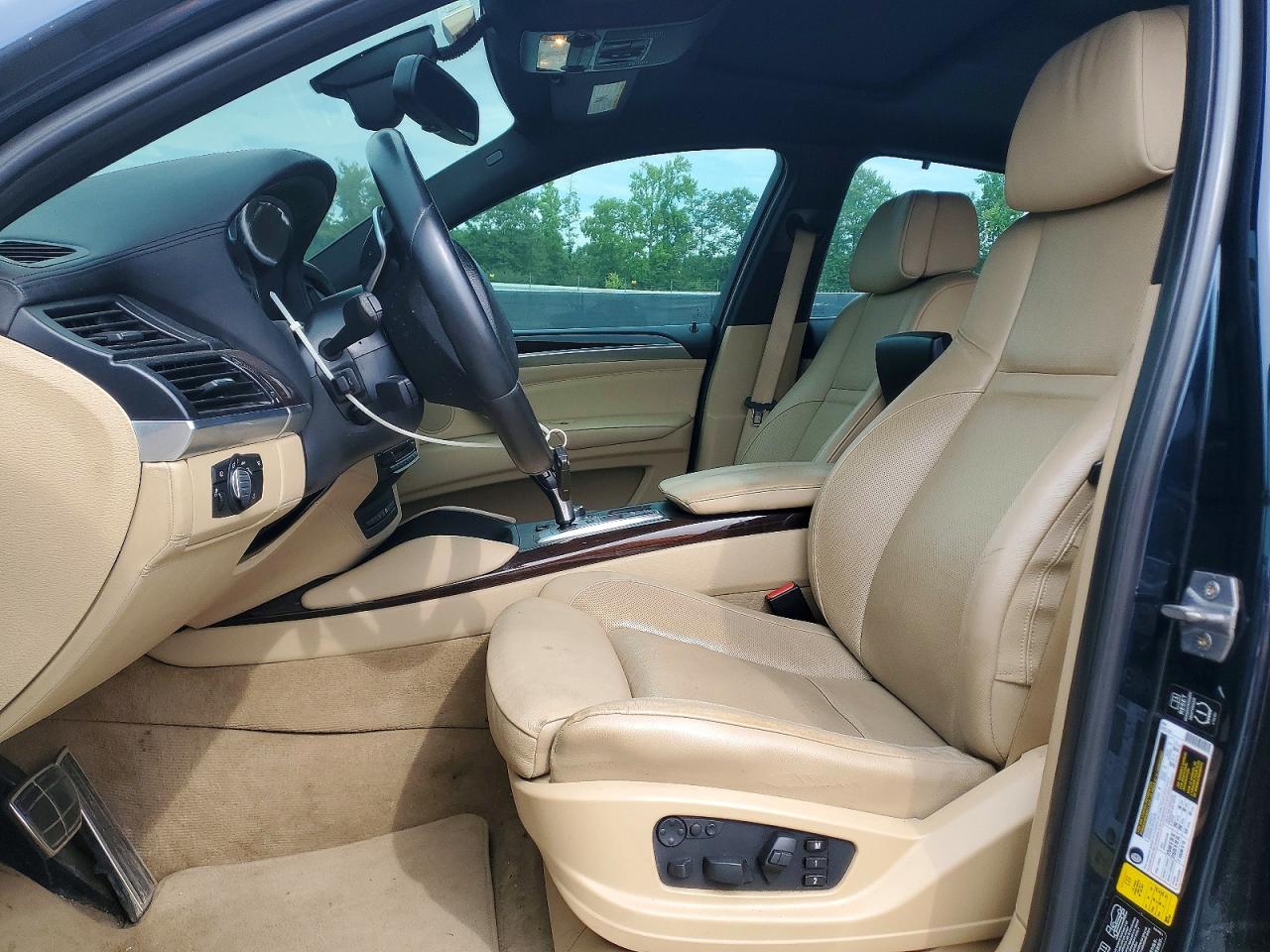 2014 Bmw X6 Xdrive50i Blue vin: 5UXFG8C58EL592800