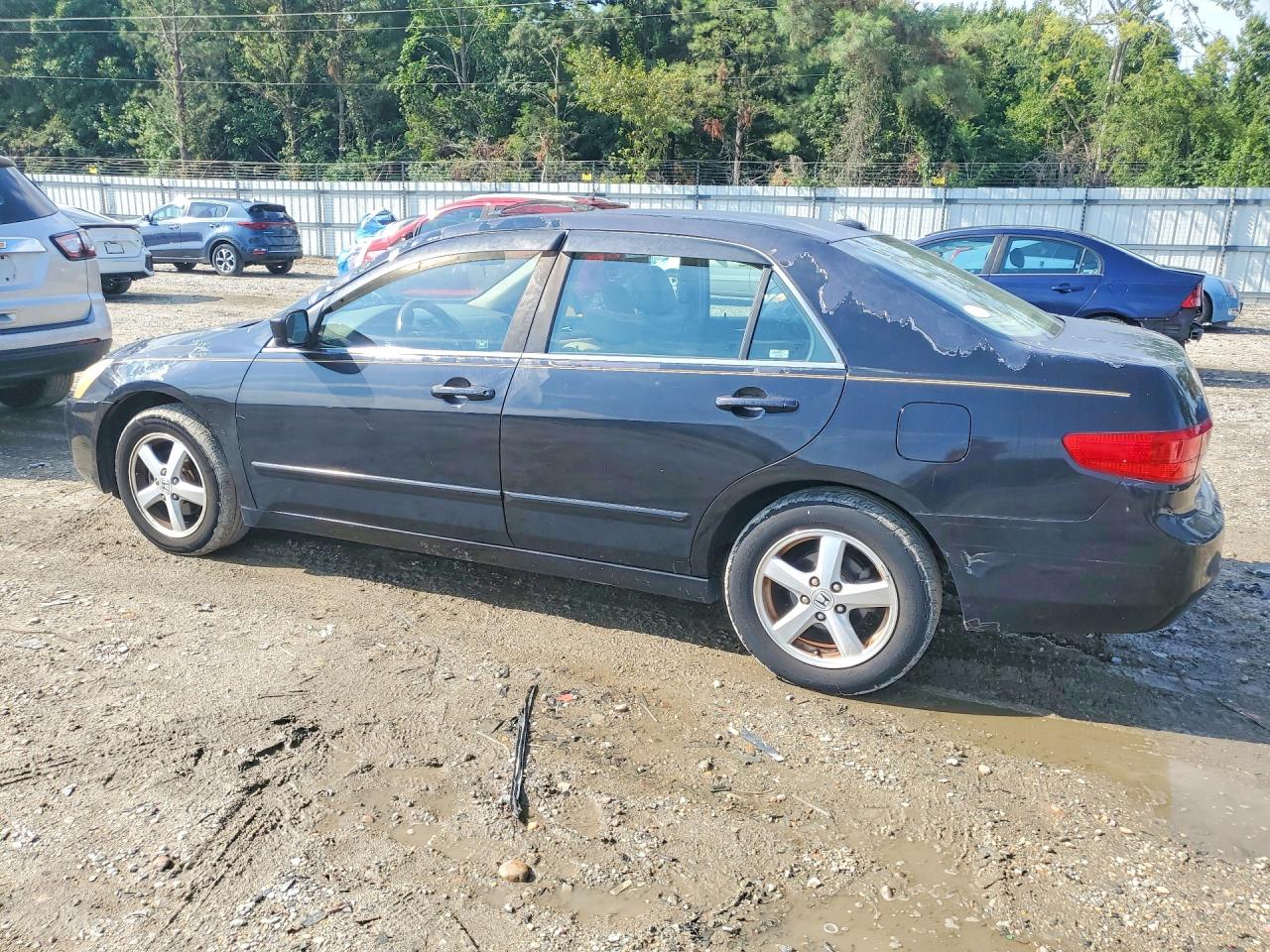 2005 Honda Accord Ex Black vin: 1HGCM56825A005747