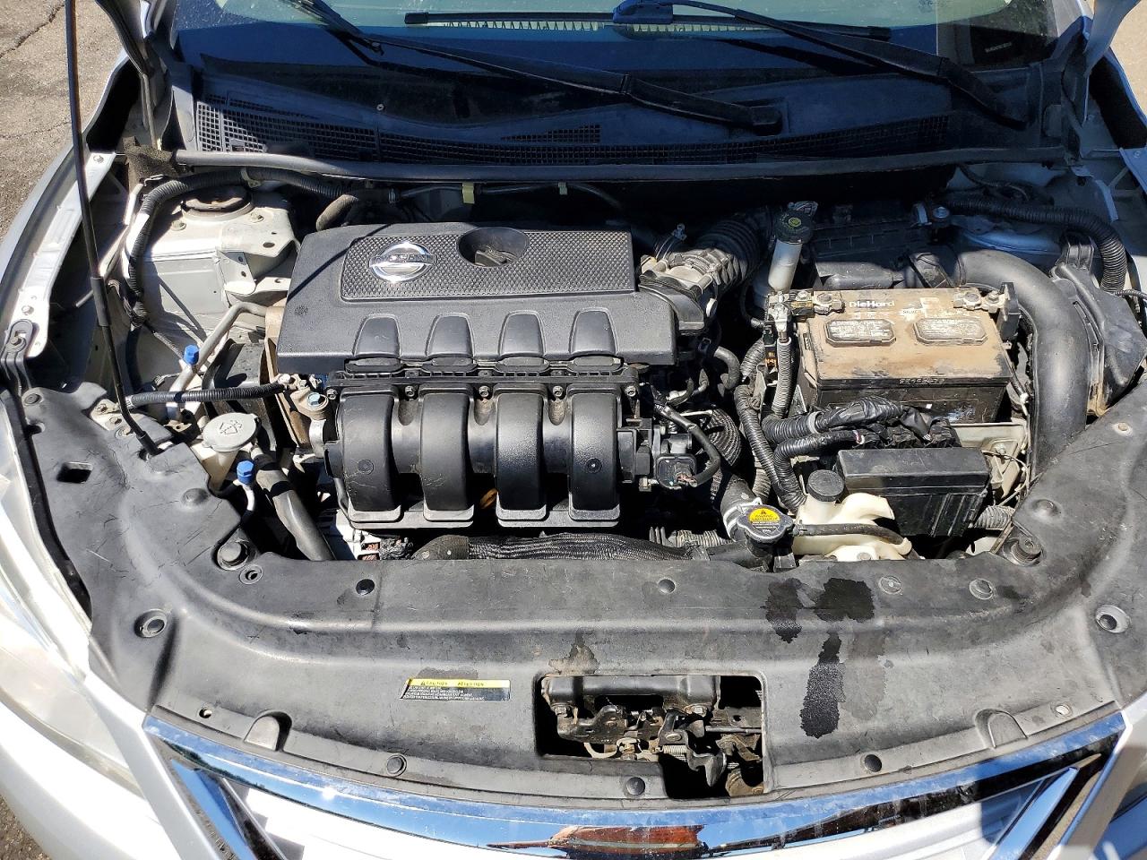 2014 Nissan Sentra Sv Silver vin: 3N1AB7AP3EY261738