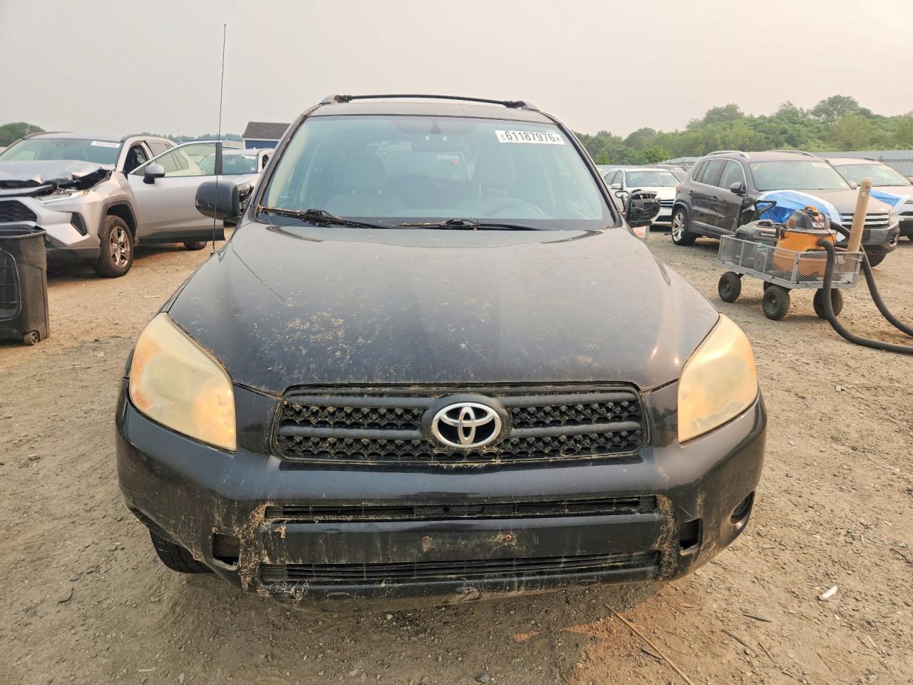 2008 Toyota Rav4 Base Black vin: JTMBD33V586072603