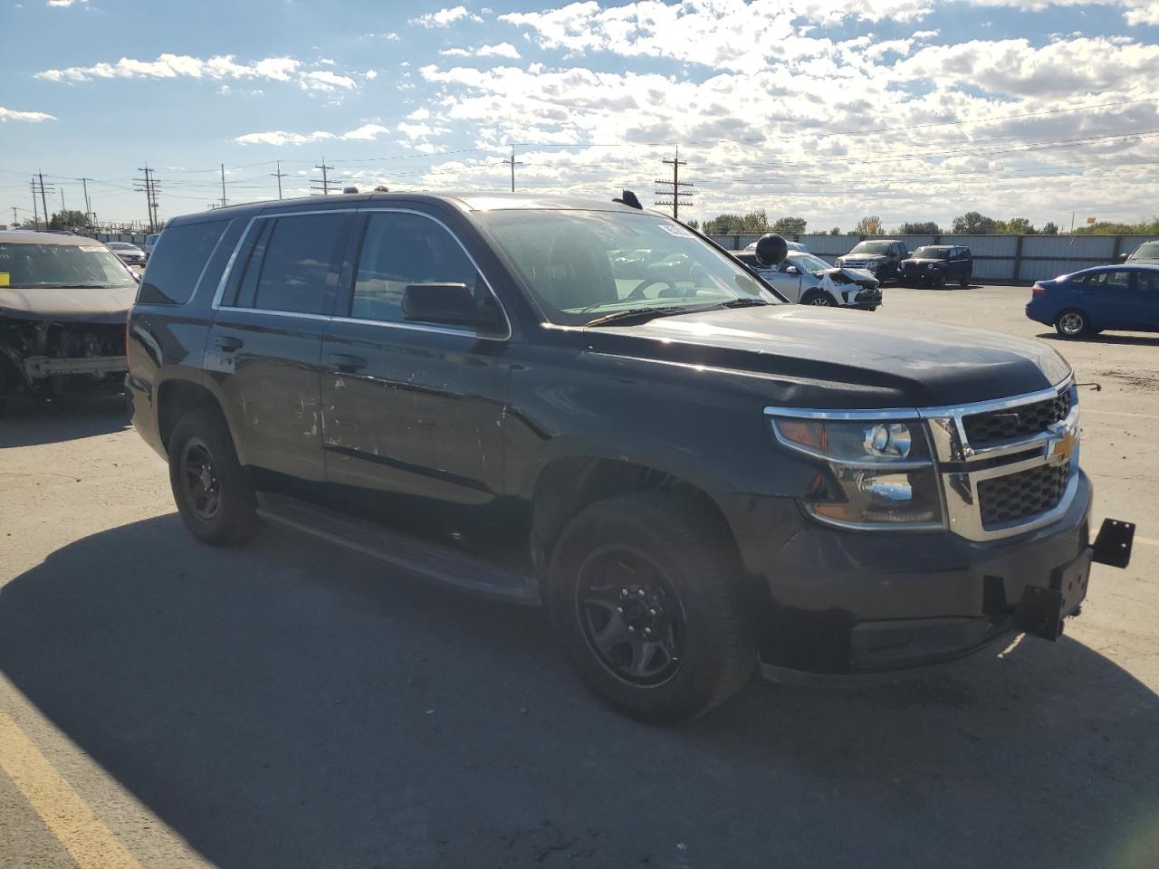 2018 Chevrolet Tahoe Police Черный vin: 1GNSKDEC6JR212452