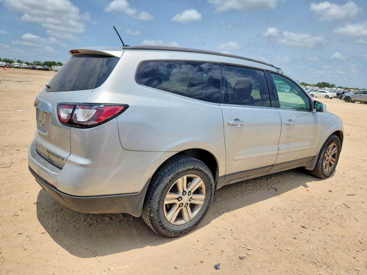 2013 Chevrolet Traverse Lt Silver vin: 1GNKRGKDXDJ247301