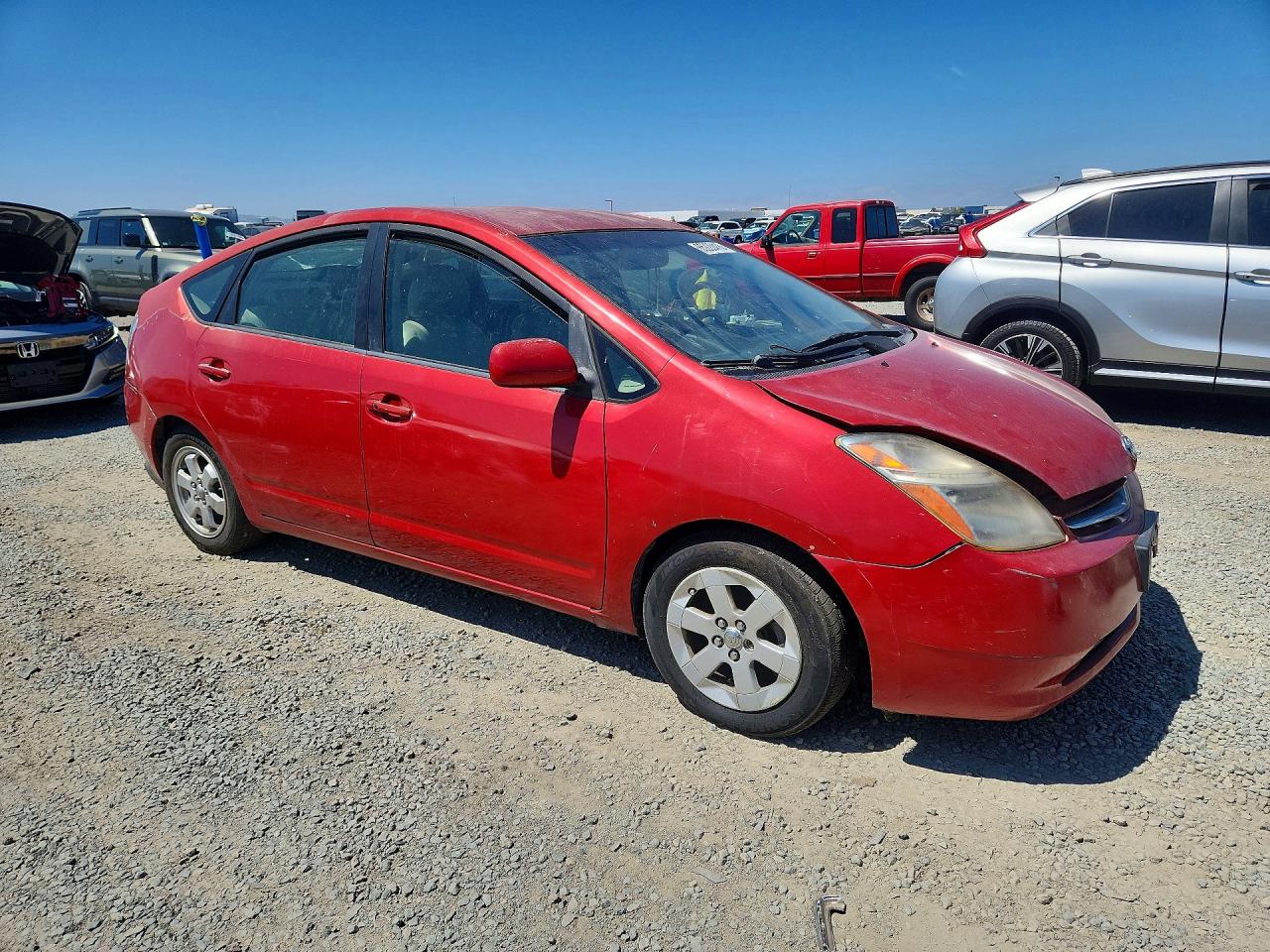 2009 Toyota Prius Base Red vin: JTDKB20U397849884