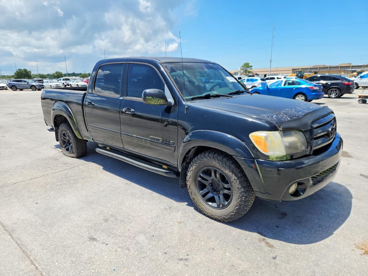 2006 Toyota Tundra Double Cab Limited Black vin: 5TBET38156S545542