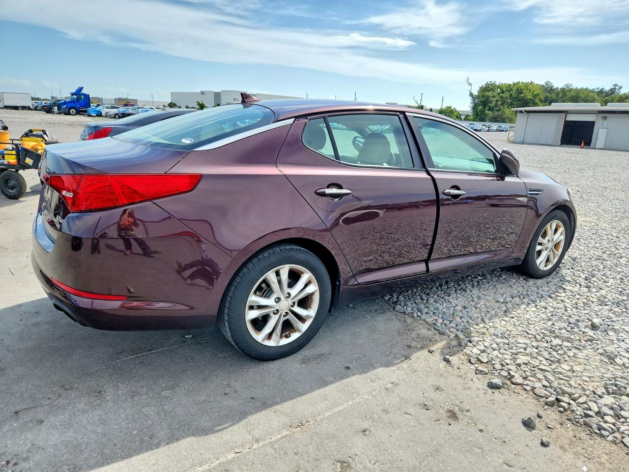 2013 Kia Optima Ex Burgundy vin: 5XXGN4A79DG137459