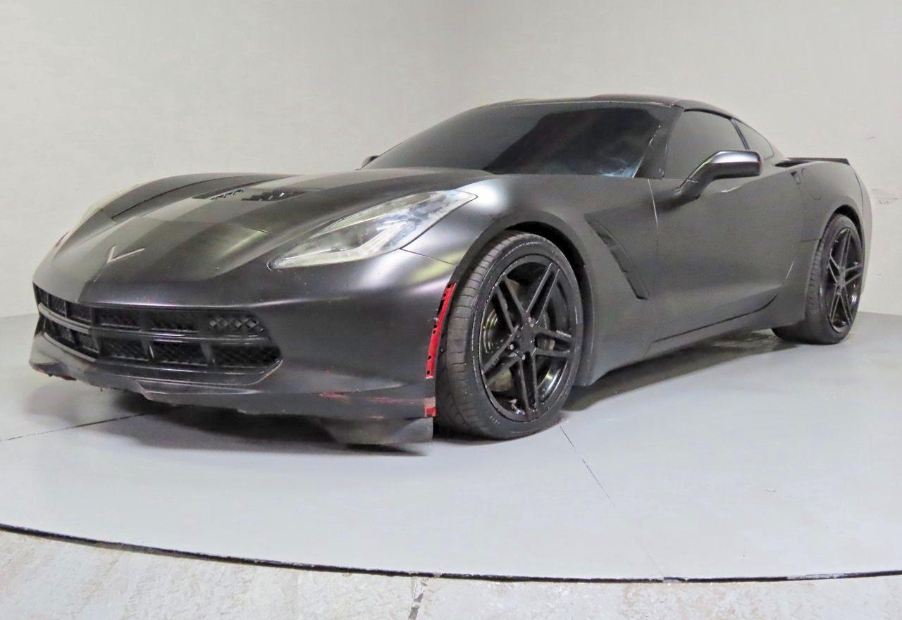 2014 Chevrolet Corvette Stingray Z51 1lt Charcoal vin: 1G1YG2D75E5132806