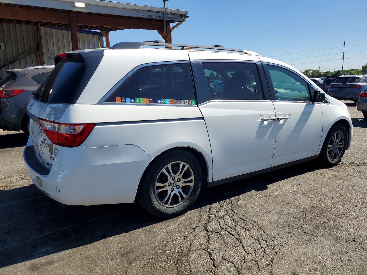 2012 Honda Odyssey Exl Белый vin: 5FNRL5H62CB059528