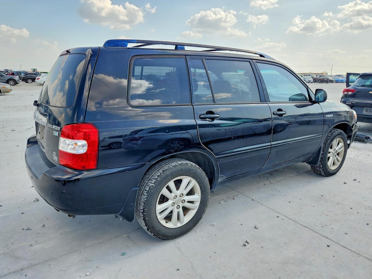 2006 Toyota Highlander Hybrid Black vin: JTEEW21A260021976