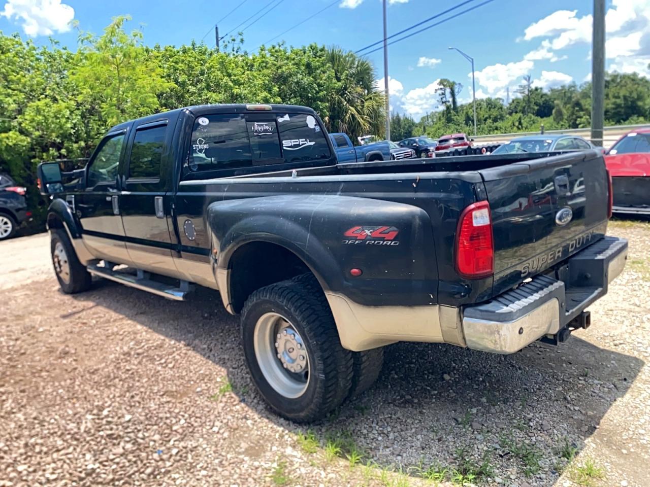 2008 Ford F450 Super Duty Black vin: 1FTXW43R08EB04307