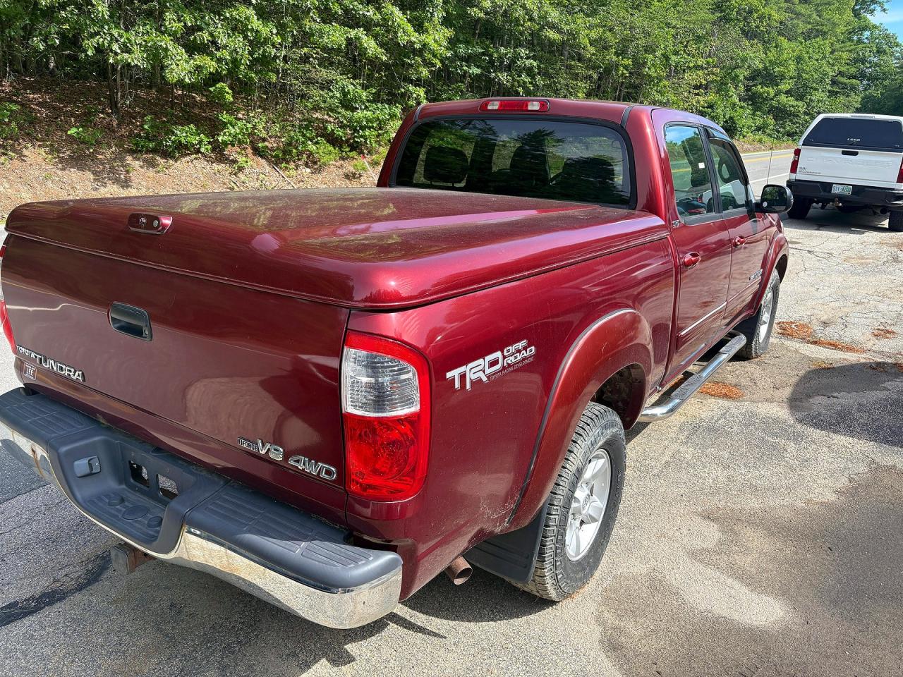 2006 Toyota Tundra Double Cab Sr5 Бордовый vin: 5TBDT44176s541239