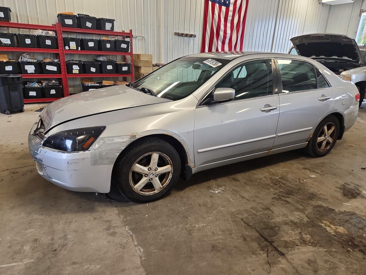2004 Honda Accord Ex Blue vin: 1HGCM56894A037061