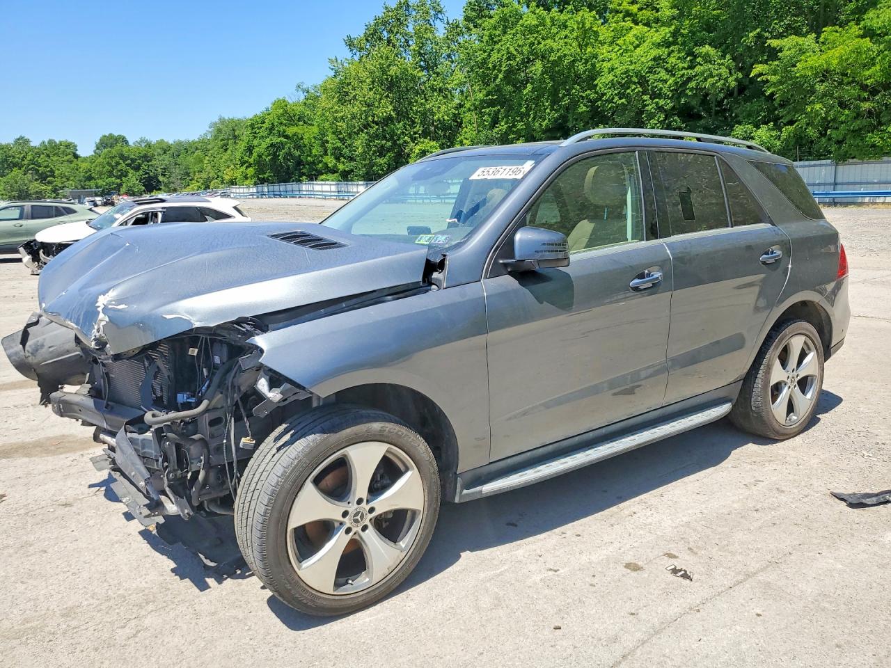 2017 Mercedes-benz Gle 350 4matic Серый vin: 4JGDA5HB0HA975715