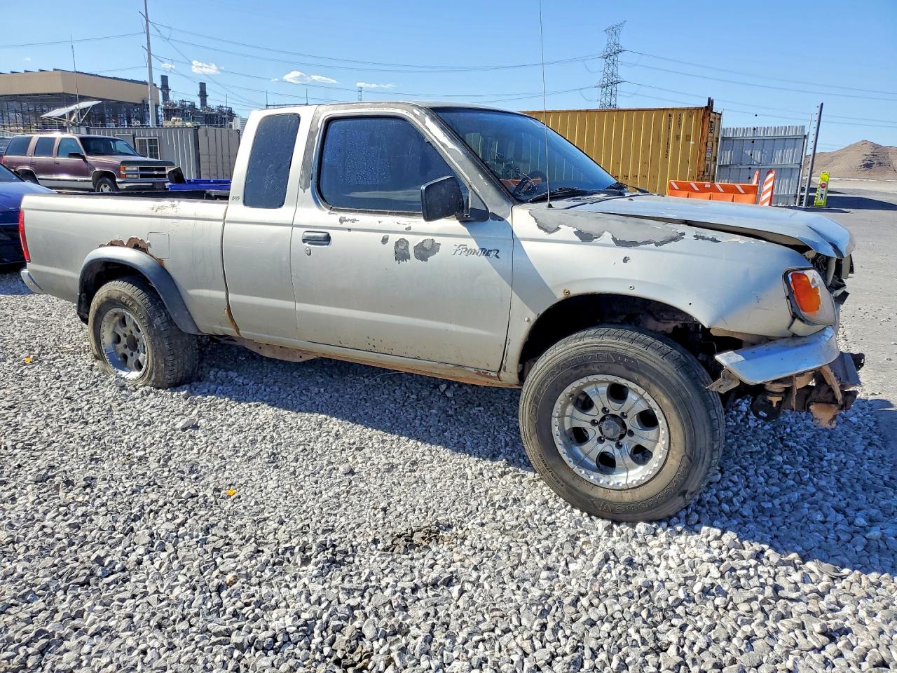 1999 Nissan Frontier Xe-v6 Silver vin: 1N6ED26Y2XC321983