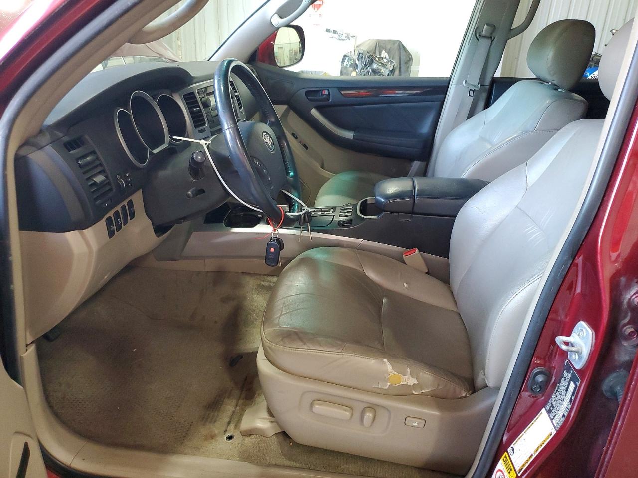 2007 Toyota 4runner Limited Red vin: JTEBT17R078040130