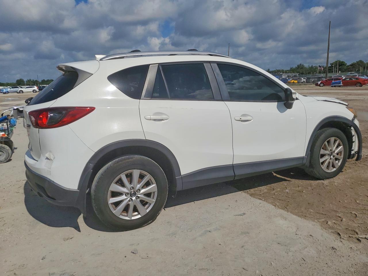 2015 Mazda Cx-5 Touring White vin: JM3KE2CY6F0501062