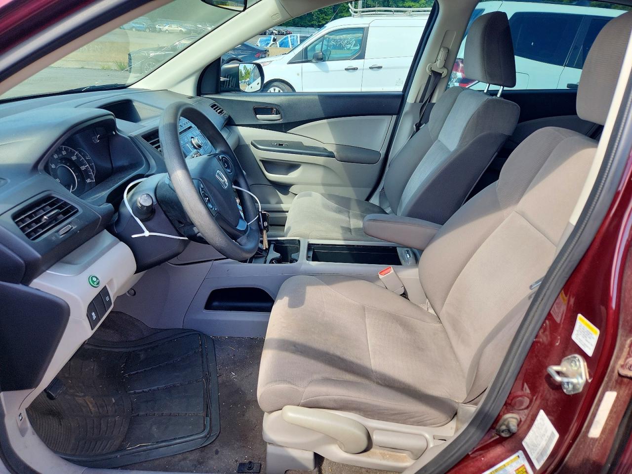 2014 Honda Cr-v Lx Maroon vin: 5J6RM3H32EL009374