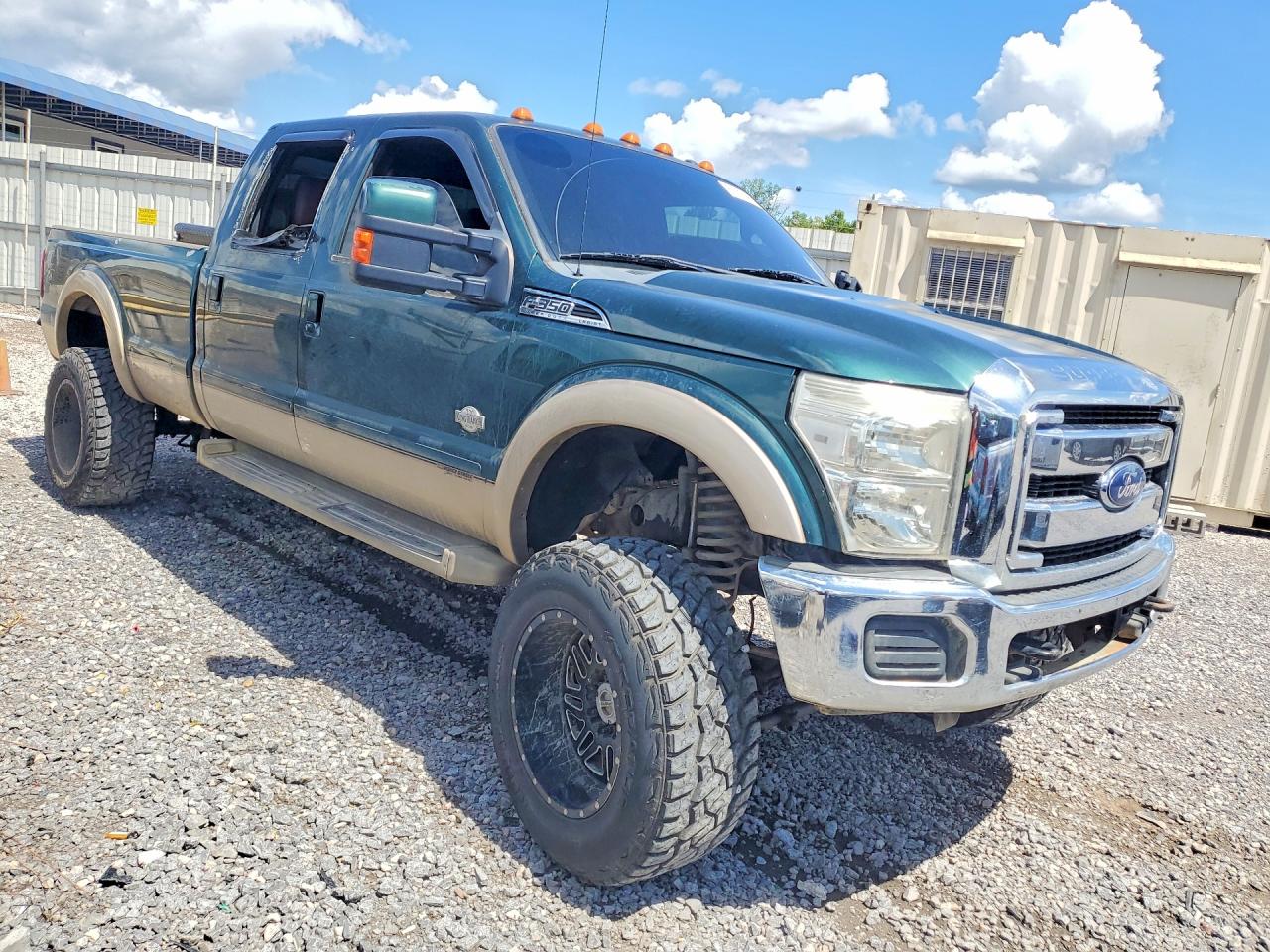 2011 Ford F350 Super Duty Green vin: 1FT8W3BT7BEA72376