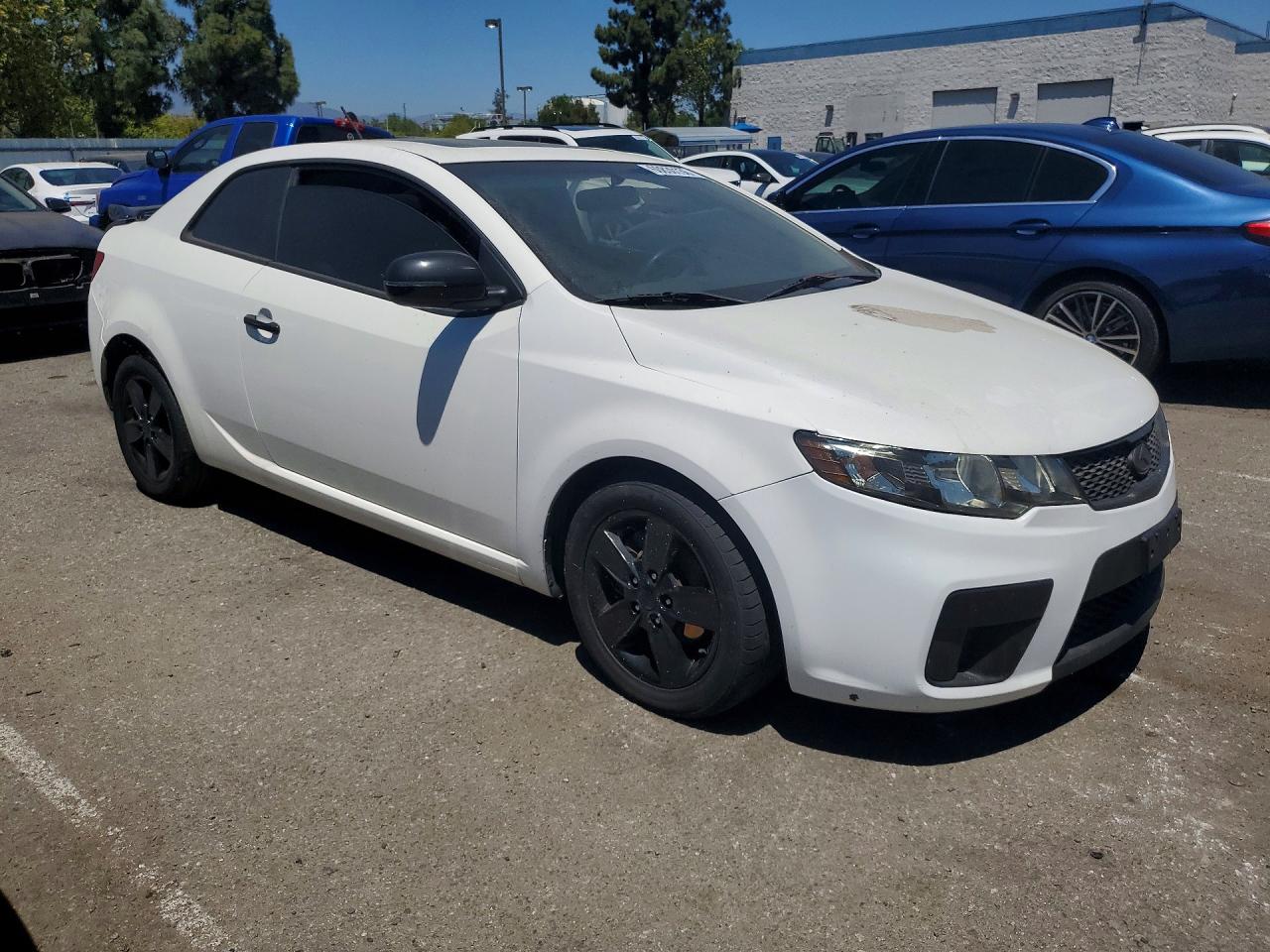 2012 Kia Forte Ex White vin: KNAFU6A2XC5569945