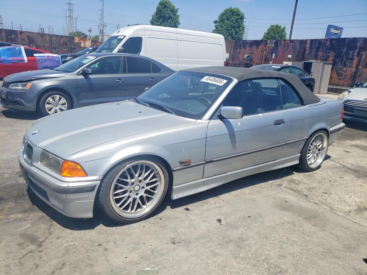 1996 Bmw 328 Ic Automatic Gray vin: WBABK8329TET94083