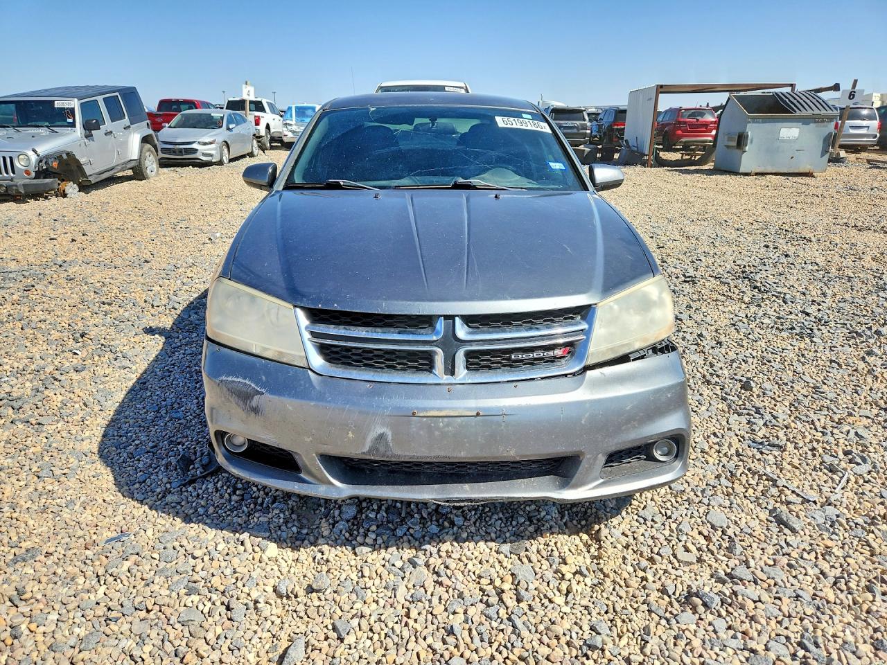 2013 Dodge Avenger Sxt Gray vin: 1C3CDZCB4DN562497