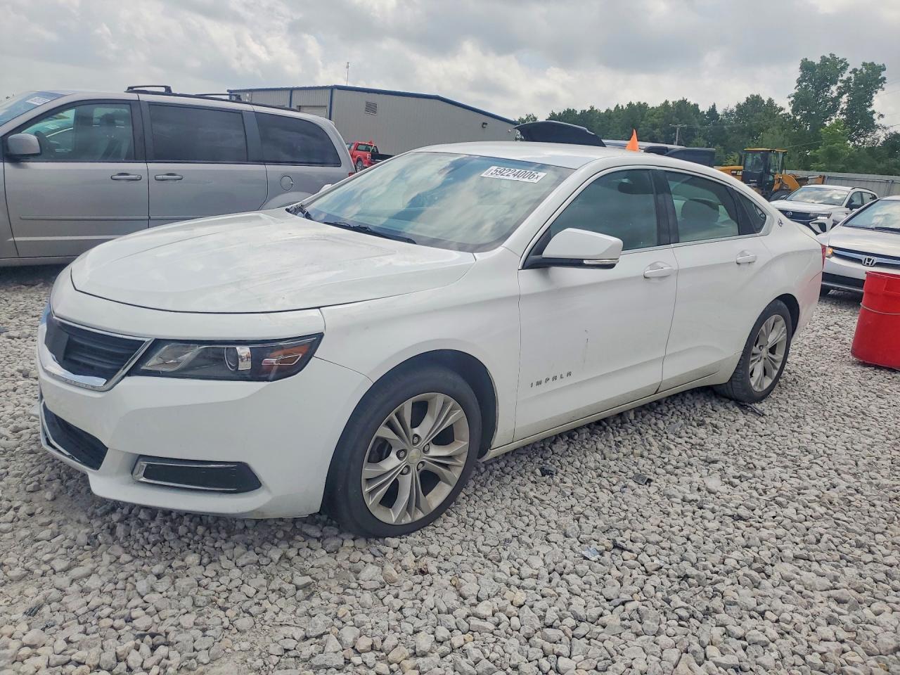 2015 Chevrolet Impala Lt White vin: 2G1115SL8F9256769