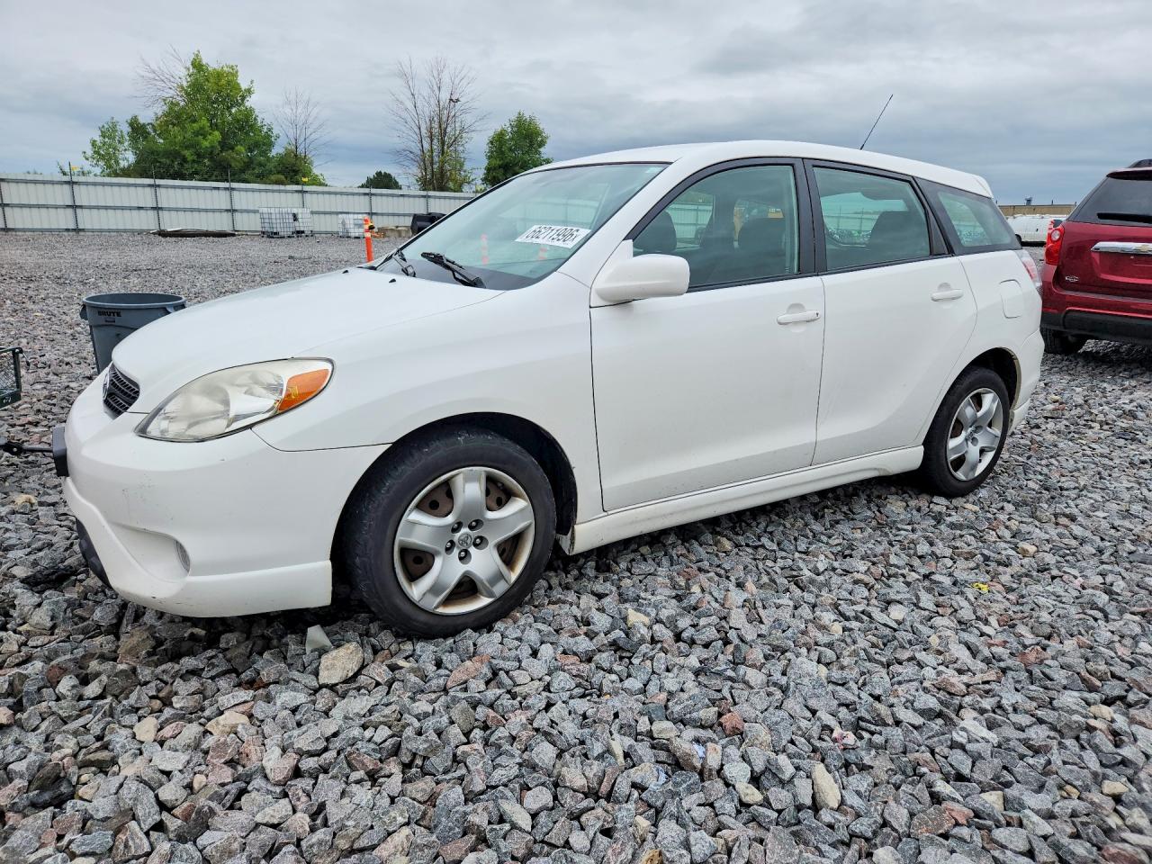 2008 Toyota Matrix Xr White vin: 2T1KR32E78C699704