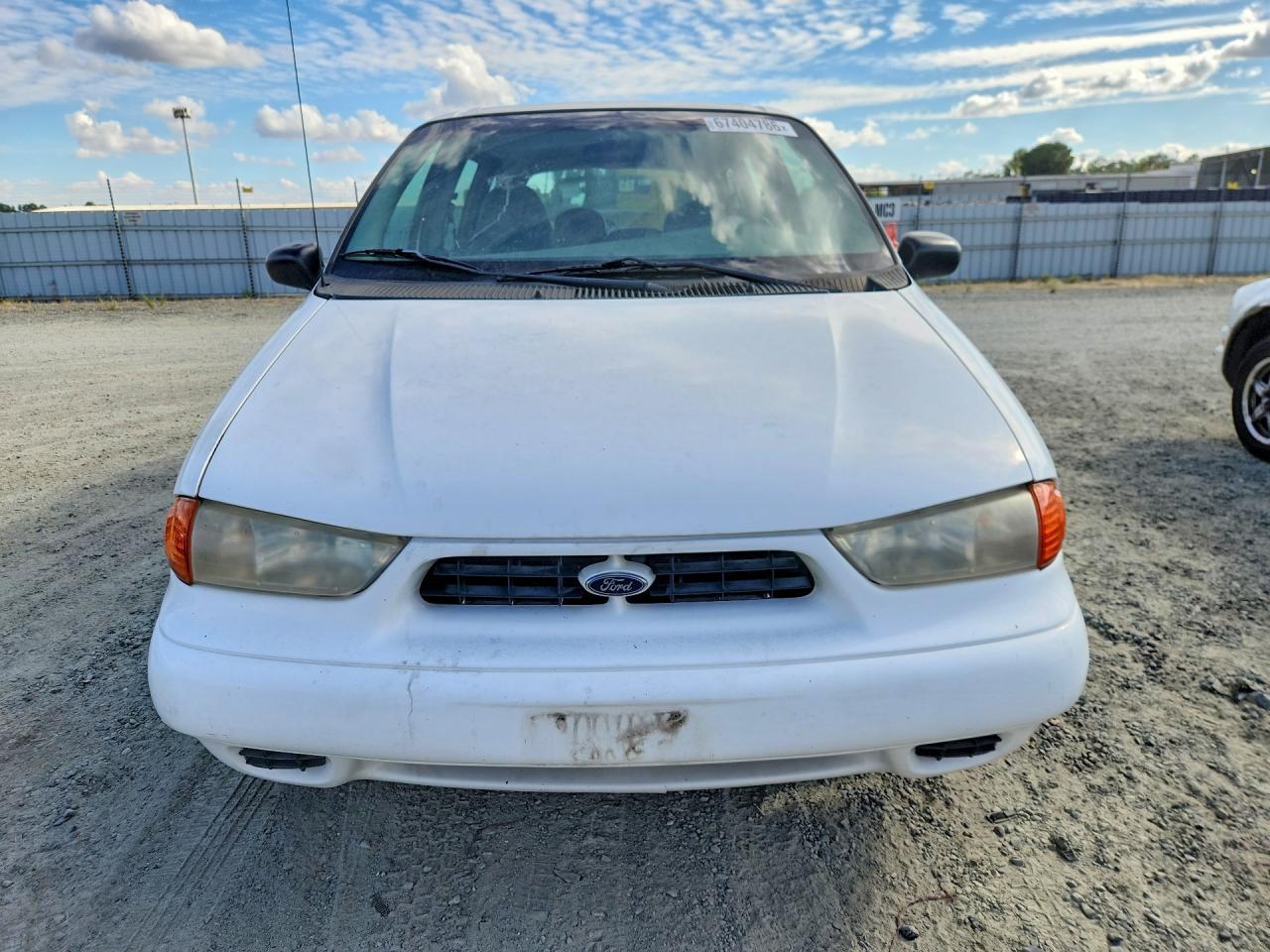 1998 Ford Windstar Wagon White vin: 2FMZA51U7WBD47427
