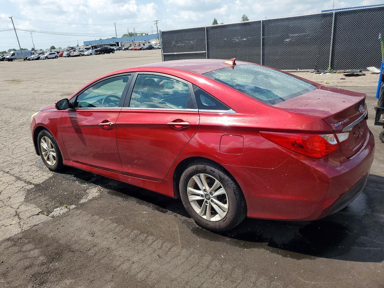 2014 Hyundai Sonata Gls Red vin: 5NPEB4ACXEH888203