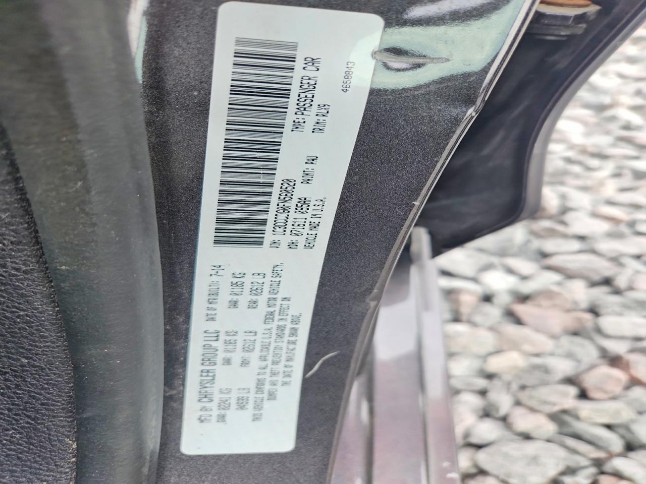 2015 Chrysler 200 S Gray vin: 1C3CCCDG0FN560520