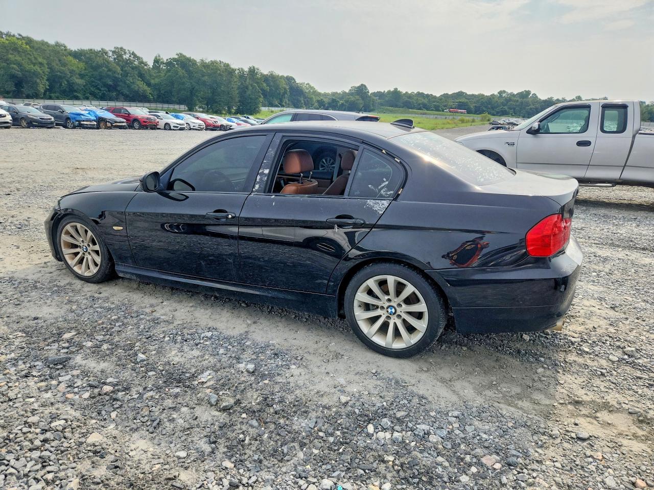 2011 Bmw 328 I Sulev Черный vin: WBAPH5G52BNM80163