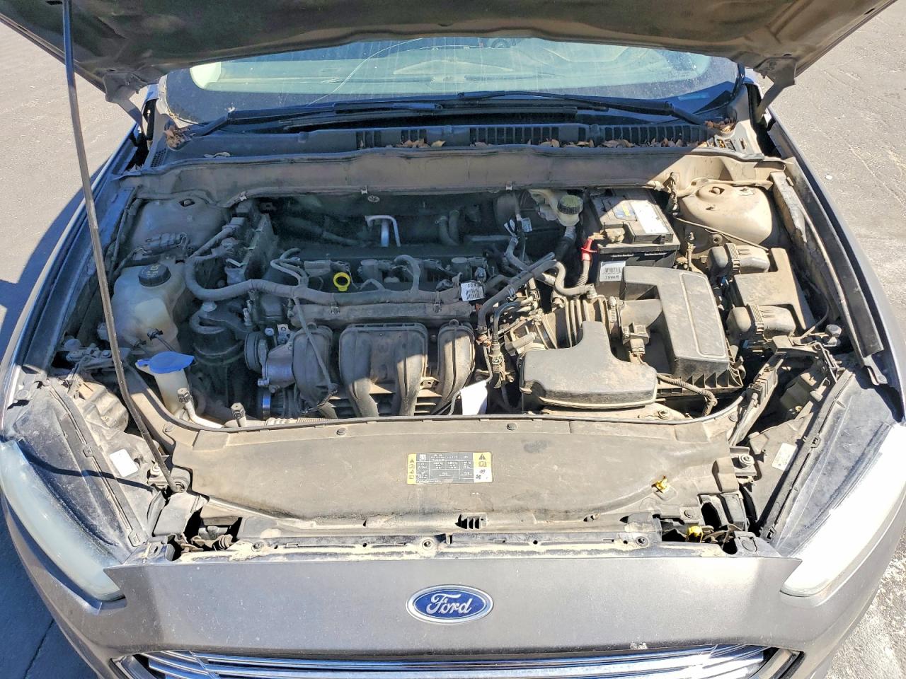 2014 Ford Fusion Se Gray vin: 3FA6P0H73ER379953