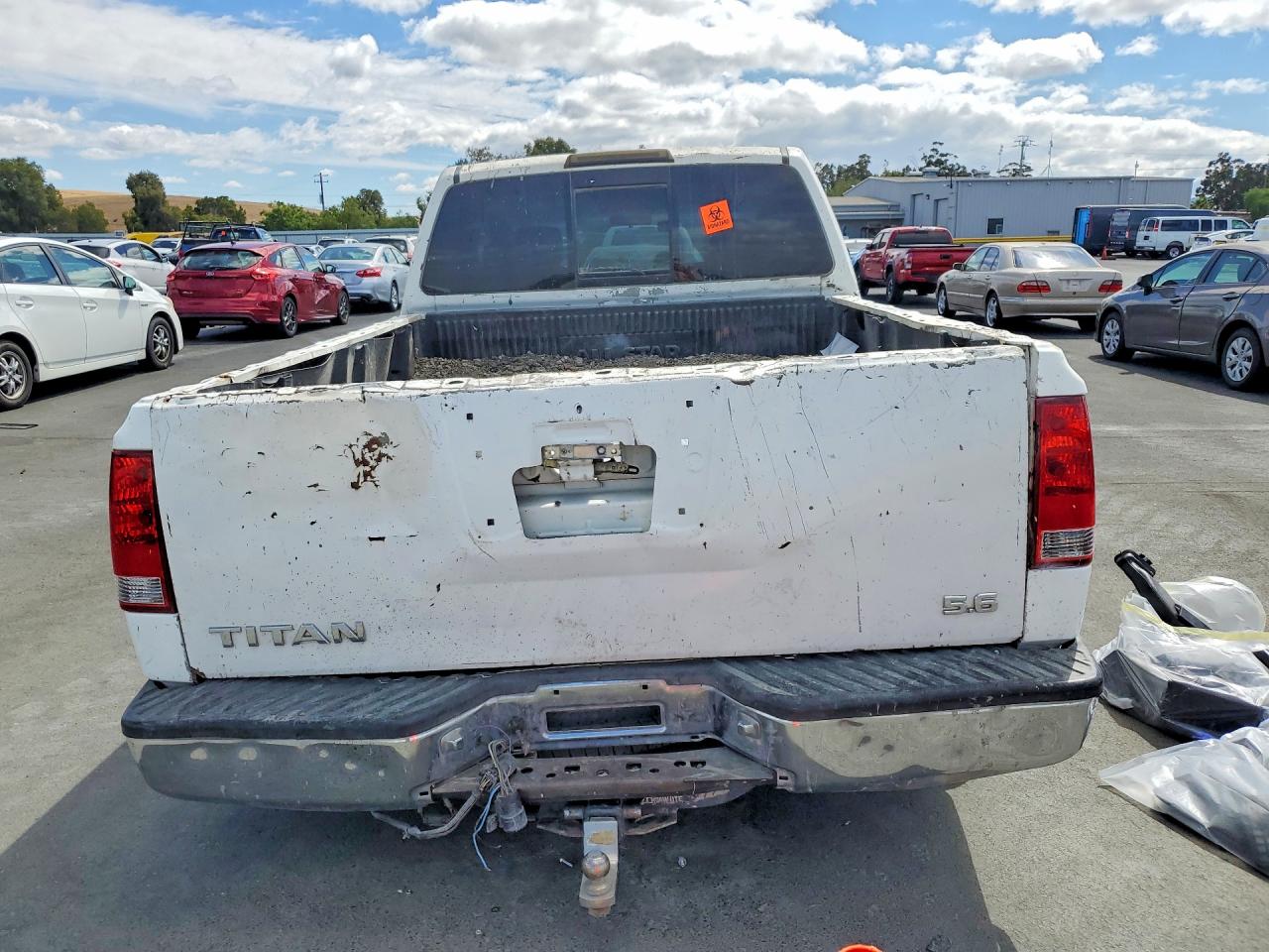 2005 Nissan Titan Xe White vin: 1N6AA06A85N554945