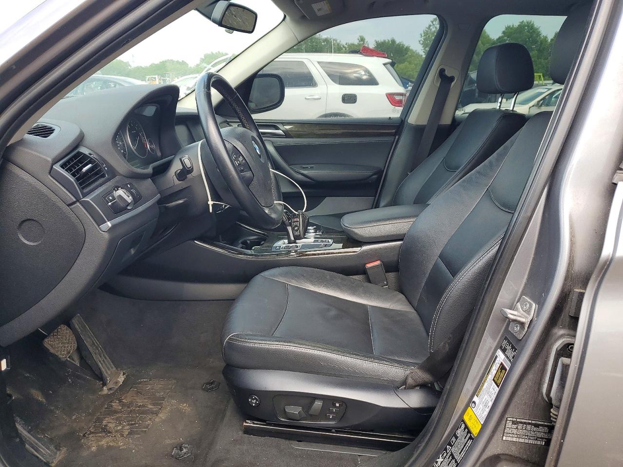 2013 Bmw X3 Xdrive28i Gray vin: 5UXWX9C57D0A21937