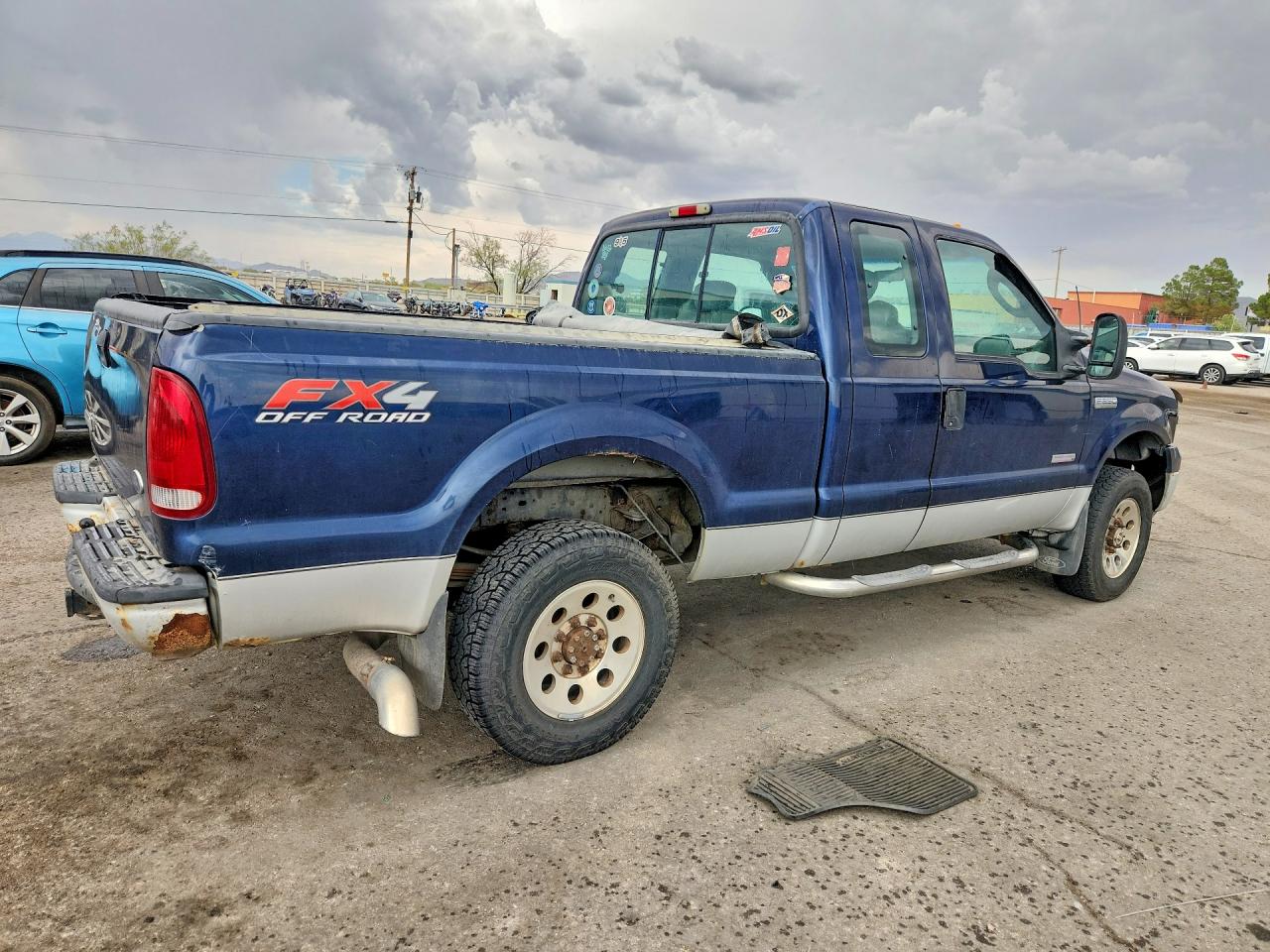 2005 Ford F250 Super Duty Blue vin: 1FTSX21P65ED19960