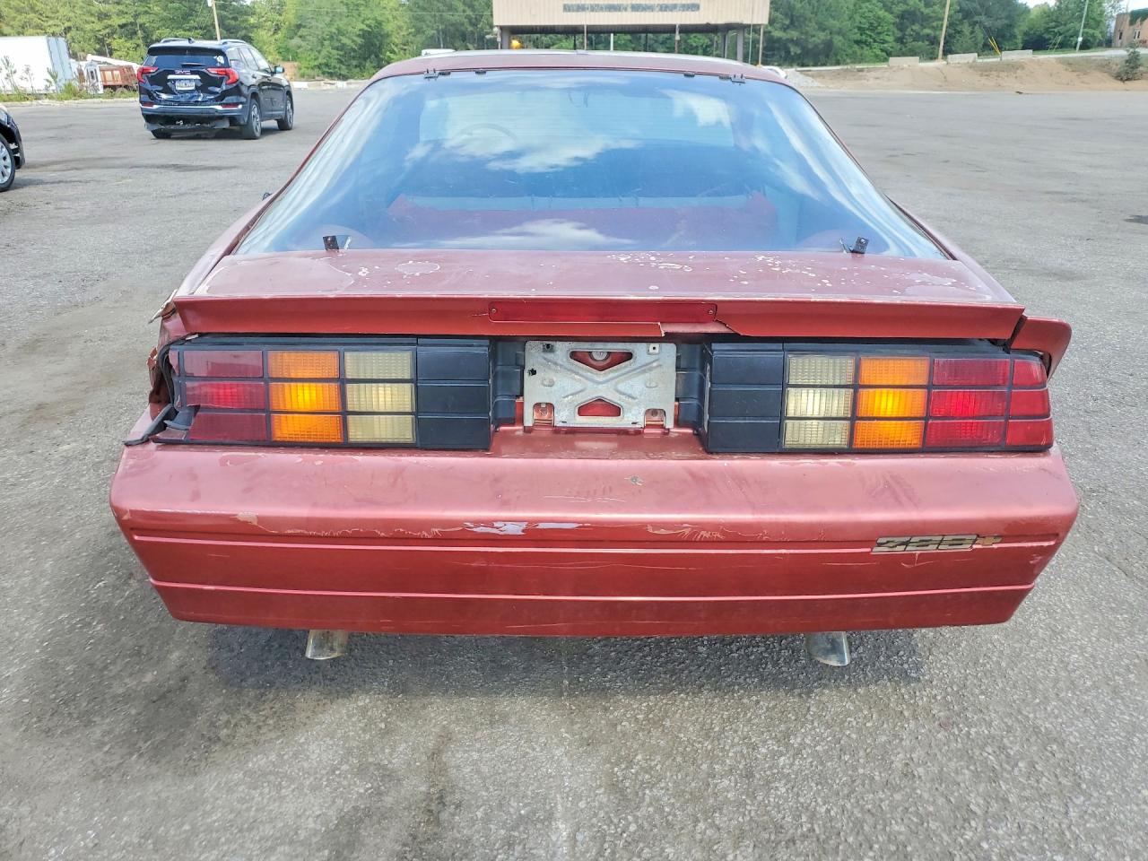 1987 Chevrolet Camaro Бордовый vin: 1G1FP21F8HL125982