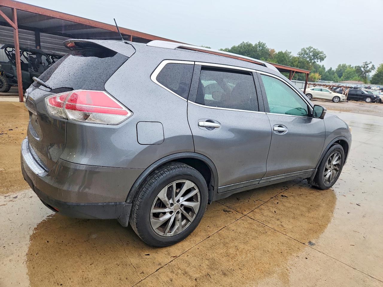 2015 Nissan Rogue Sl Gray vin: 5N1AT2MT7FC861996